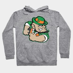 Vintage Fighting Leprechaun Hoodie